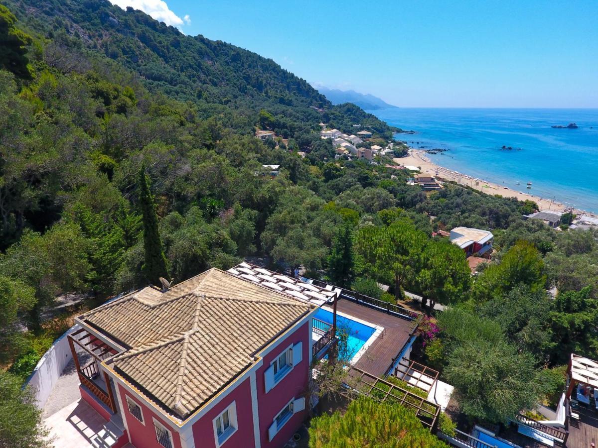 Corfu Resorts Apartments Pelekas Bagian luar foto
