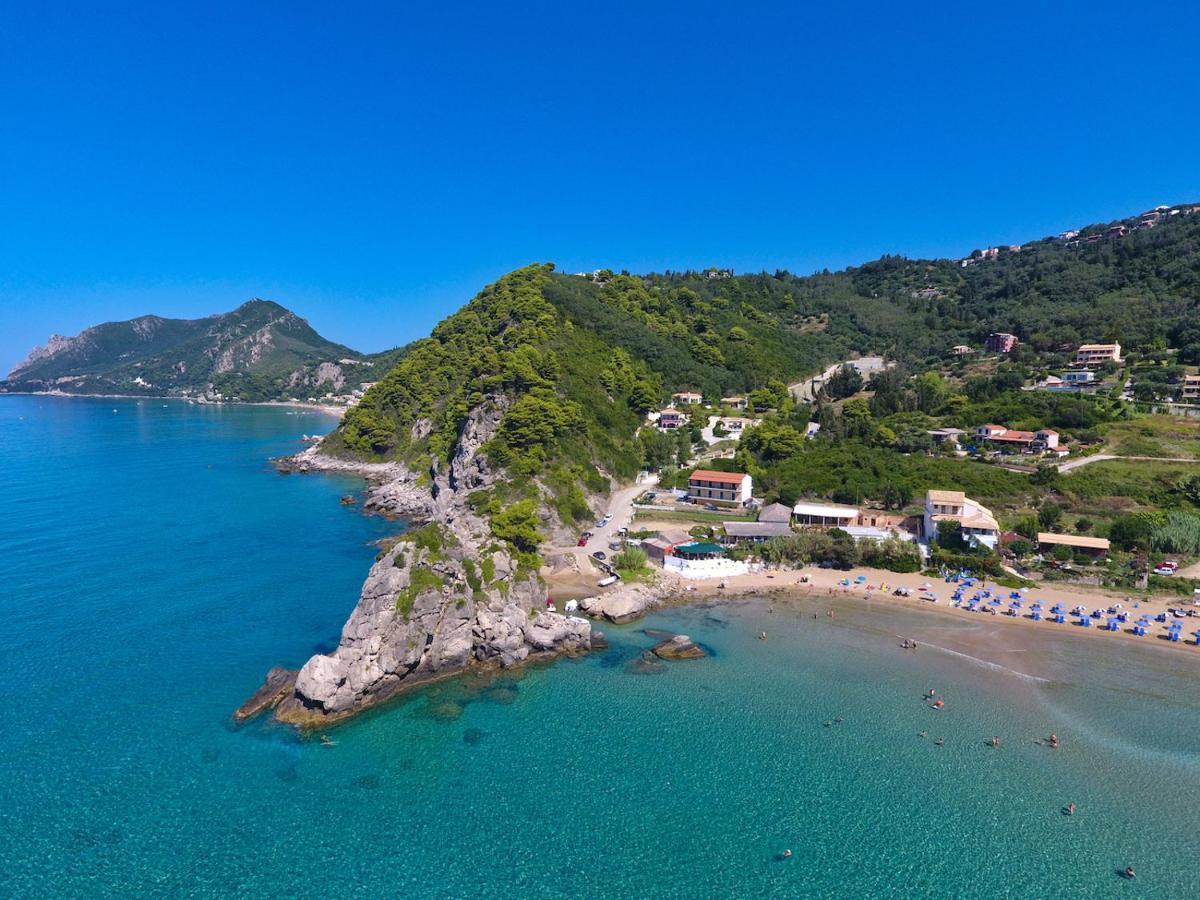 Corfu Resorts Apartments Pelekas Bagian luar foto