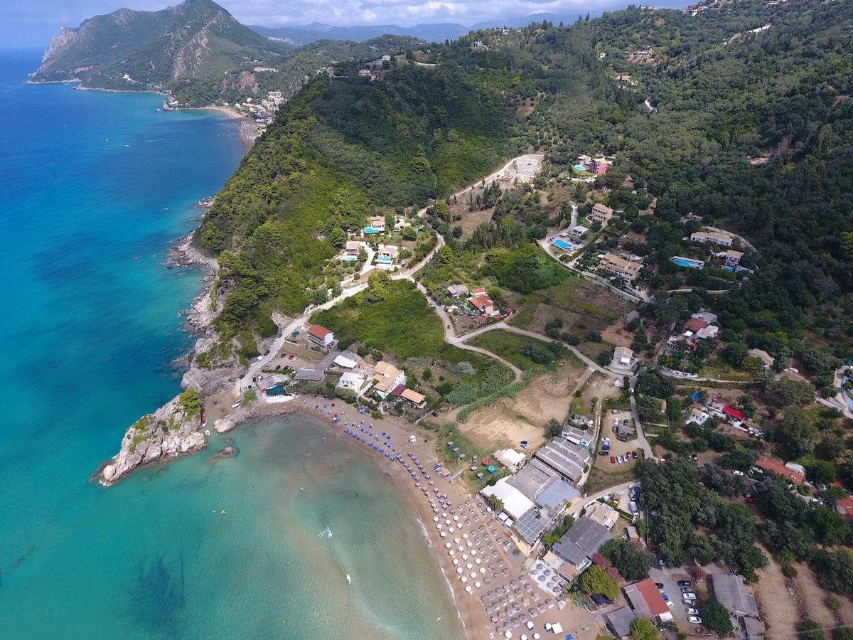 Corfu Resorts Apartments Pelekas Bagian luar foto