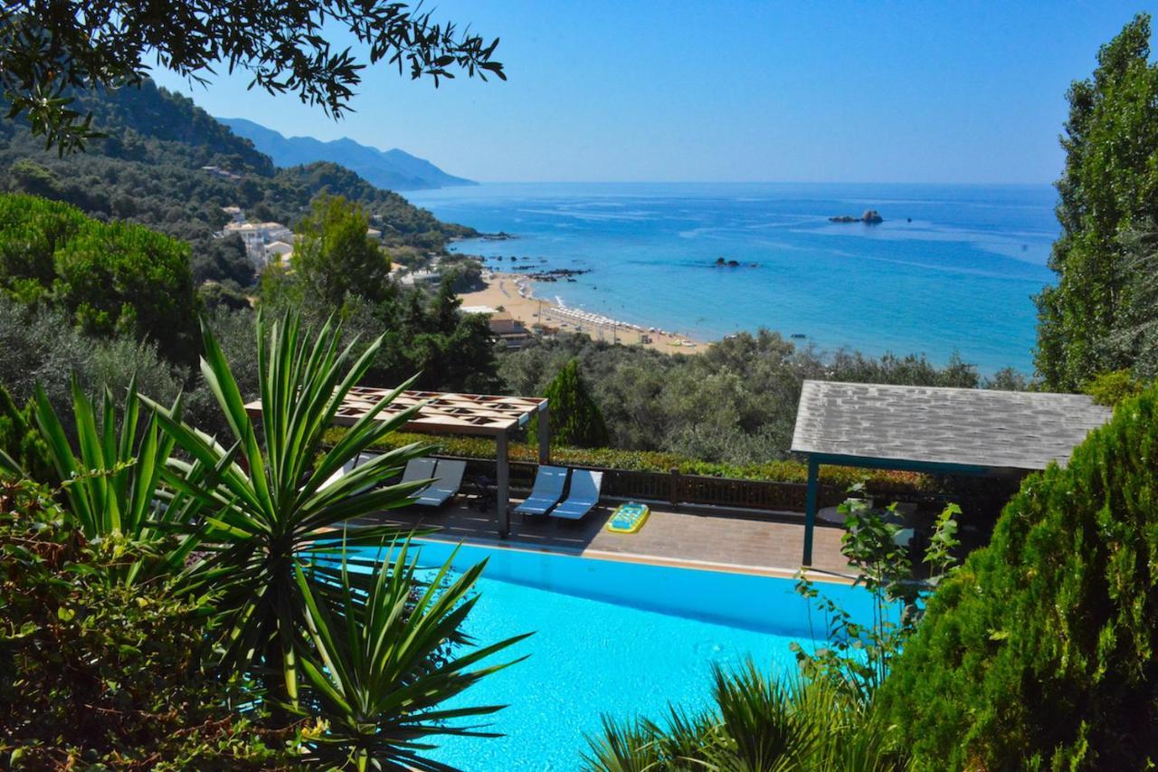 Corfu Resorts Apartments Pelekas Bagian luar foto