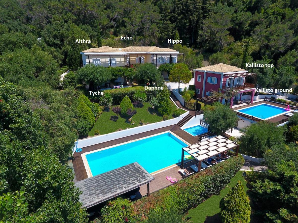 Corfu Resorts Apartments Pelekas Bagian luar foto