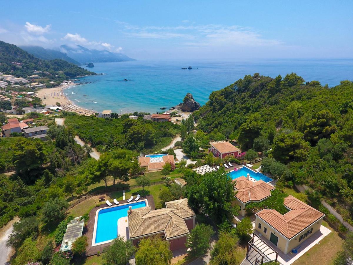 Corfu Resorts Apartments Pelekas Bagian luar foto