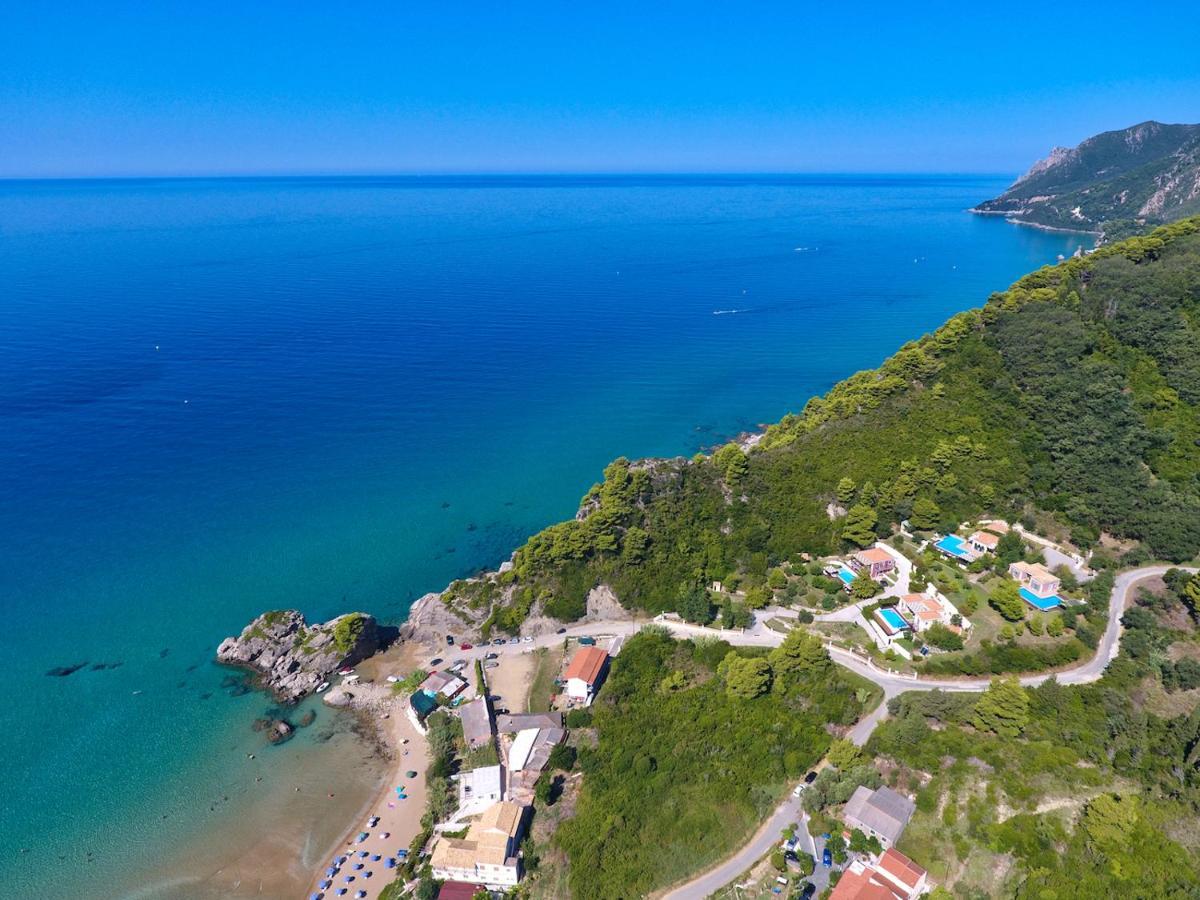 Corfu Resorts Apartments Pelekas Bagian luar foto