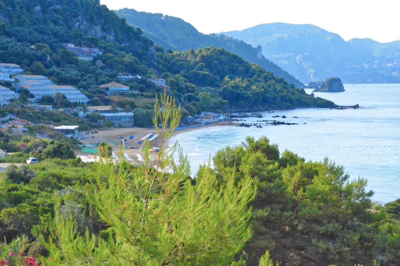 Corfu Resorts Apartments Pelekas Bagian luar foto